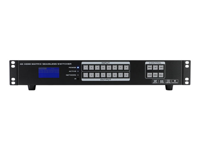 Modular HDMI Matrix Switcher 8x8 chassis with Video Wall RS232