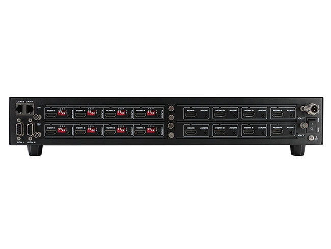 Modular HDMI Matrix Switcher 8x8 chassis with Video Wall RS232