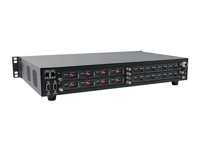 Modular HDMI Matrix Switcher 8x8 chassis with Video Wall RS232