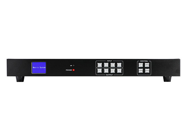 4x4 4K30 HDMI Seamless Matrix Switcher With 2x2 Video Wall