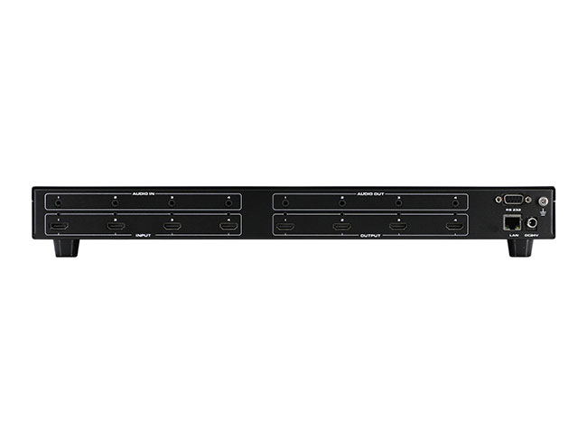 4x4 4K30 HD Seamless Matrix Switcher With 2x2 Video Wall