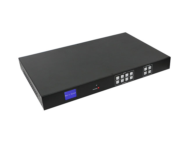 4x4 4K30 HD Seamless Matrix Switcher With 2x2 Video Wall