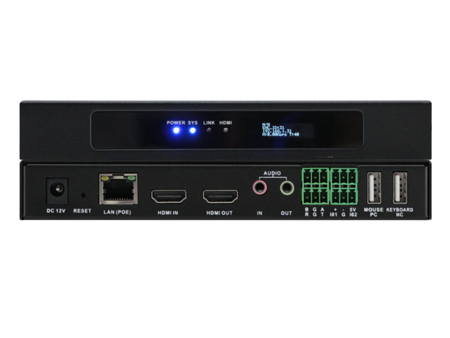 4K AV over IP Decoder HDMI Extend KVM over IP matrix video wall