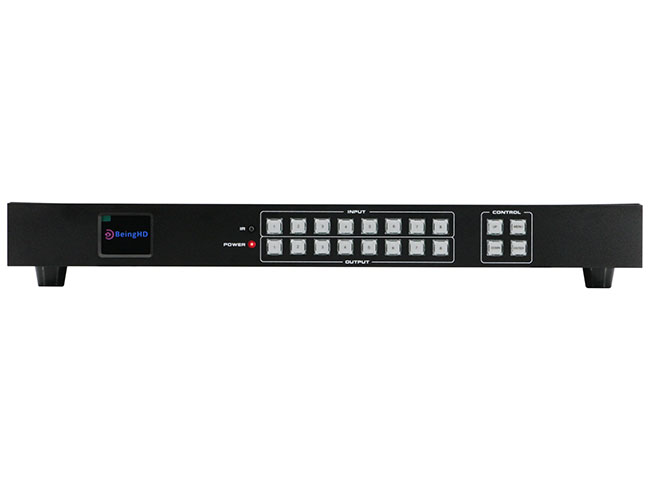 4K30 8x8 HD Seamless Auto Matrix Switcher with Video wall