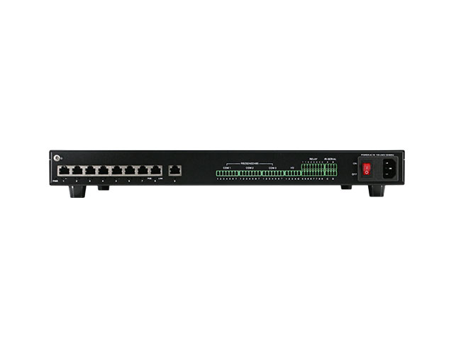 Web-based Programming Central Control Host w/ 8-port PoE Switch