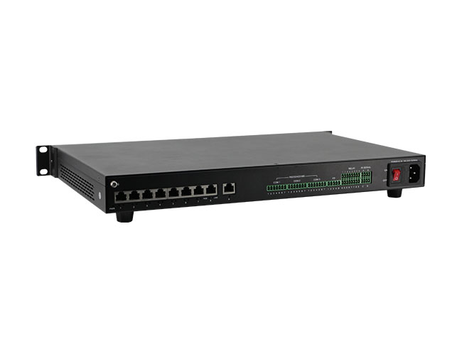 Web-based Programming Central Control Host w/ 8-port PoE Switch