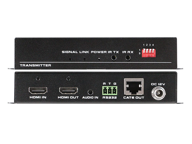 4K60 HD Extender HDBaseT Transmitter with PoC EDID and Loopout