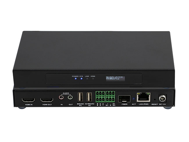 4K@30 HDMI AV over IP System with Video Wall and KVM workstation