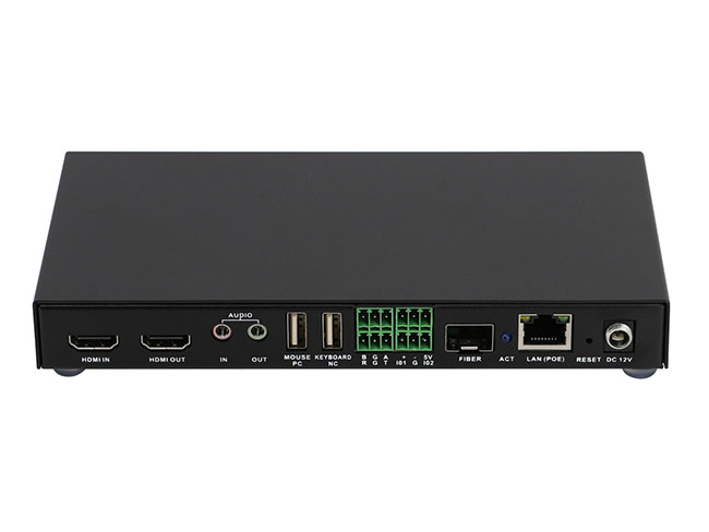 4K@30 HDMI AV over IP System with Video Wall and KVM workstation