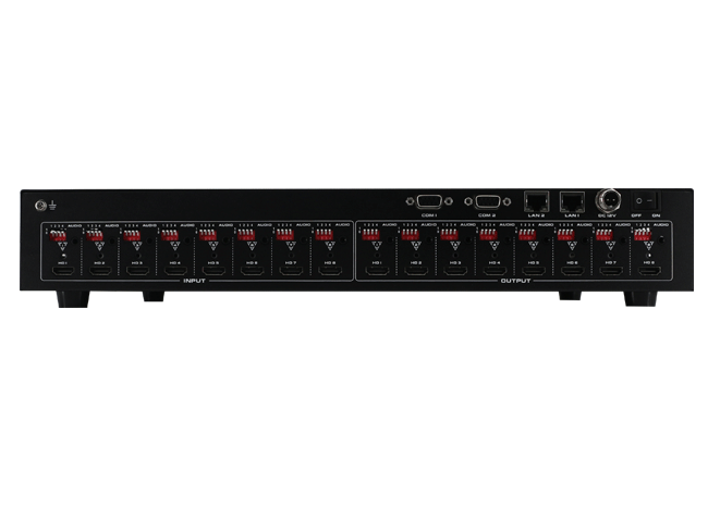 4K60 HDR 8x8 HDMI2.0 Matrix Switcher