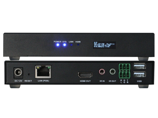1080P@60 AV over IP System with Video Wall and KVM