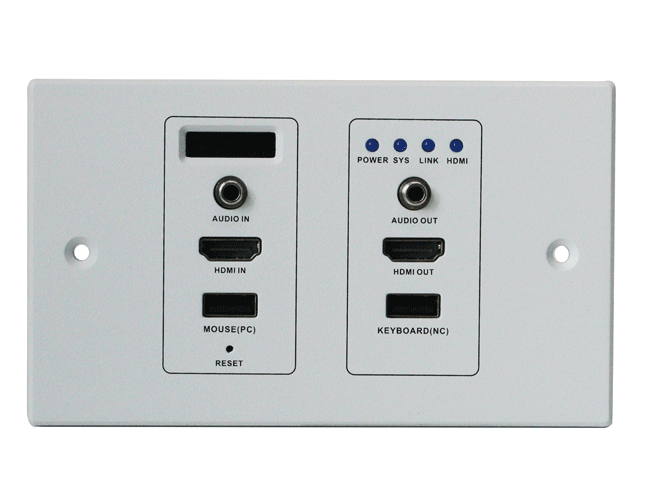 Wallplate 4K AV over IP Extender Matrix