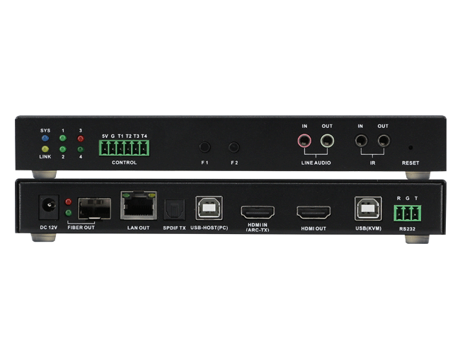 4K@604:4:4 AV over IP Extender Matrix System with USB