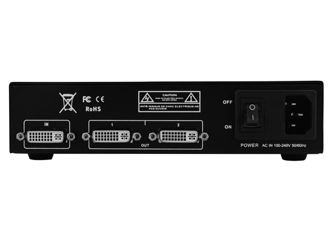 1 to 2 DVI Spliiter with EDID management