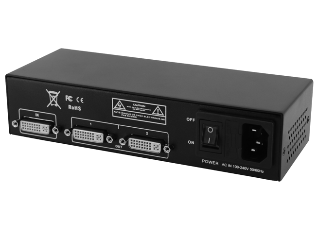 1 to 2 DVI Spliiter with EDID management