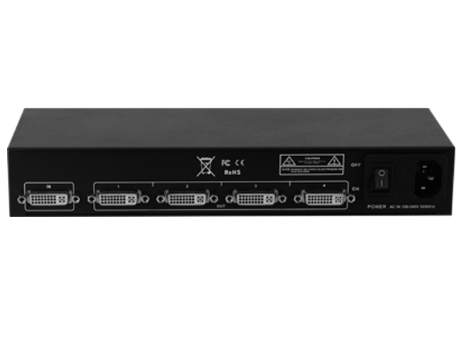 1 to 4 DVI Spliiter with EDID management