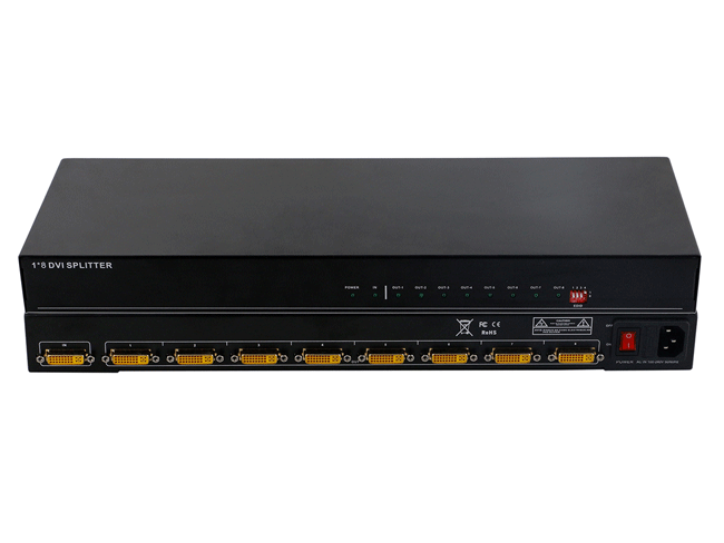 1 to 8 DVI Spliiter with EDID management
