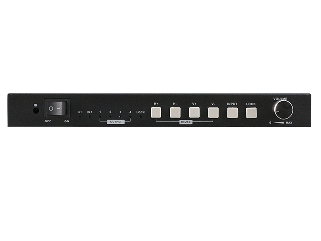 4K inputs Video wall controller with 4 HDMI outputs