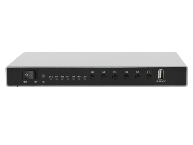 5x1 4K60 Multiviewer Switcher with seamless switching