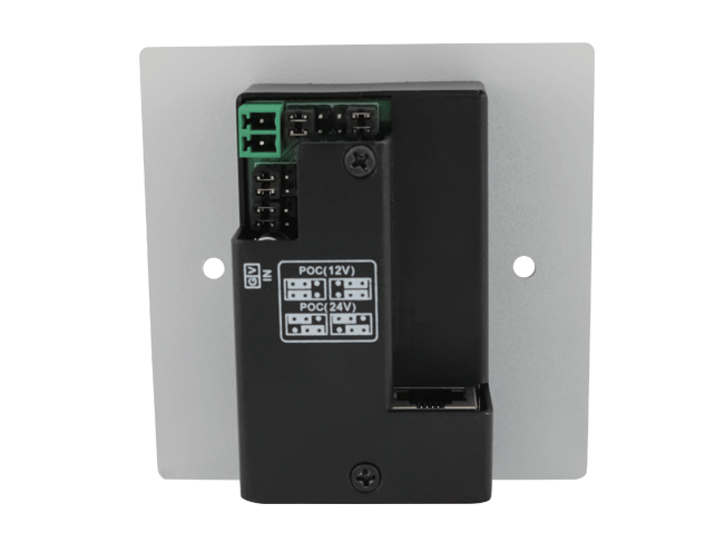 4K HDMI+USB2.0 Wallplate Receiver with POC and audio