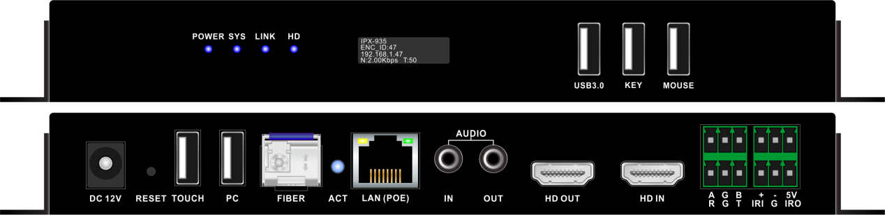 4K60 HDMI 分布式节点结构(IPX-935)外观 - 网站